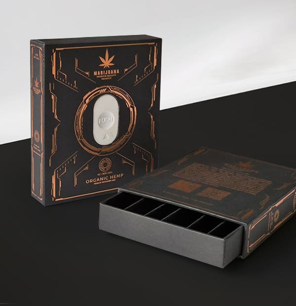 Marijuana Packaging - Black Gold Series