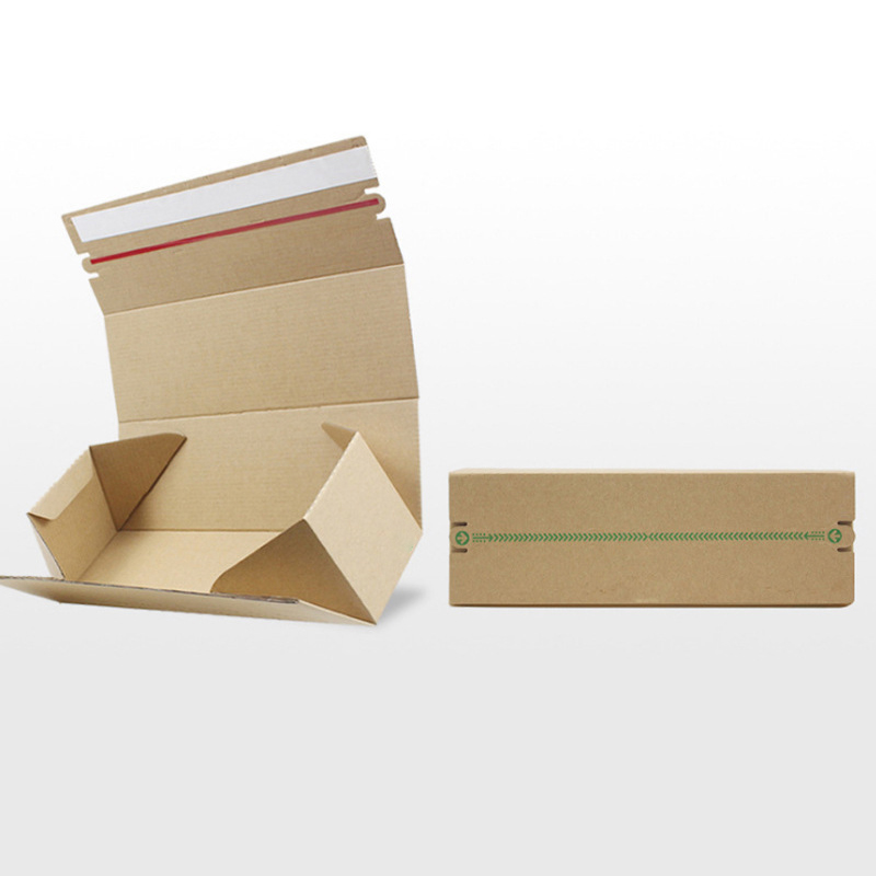 Foldable corrugated gift box Foldable mail shoe box