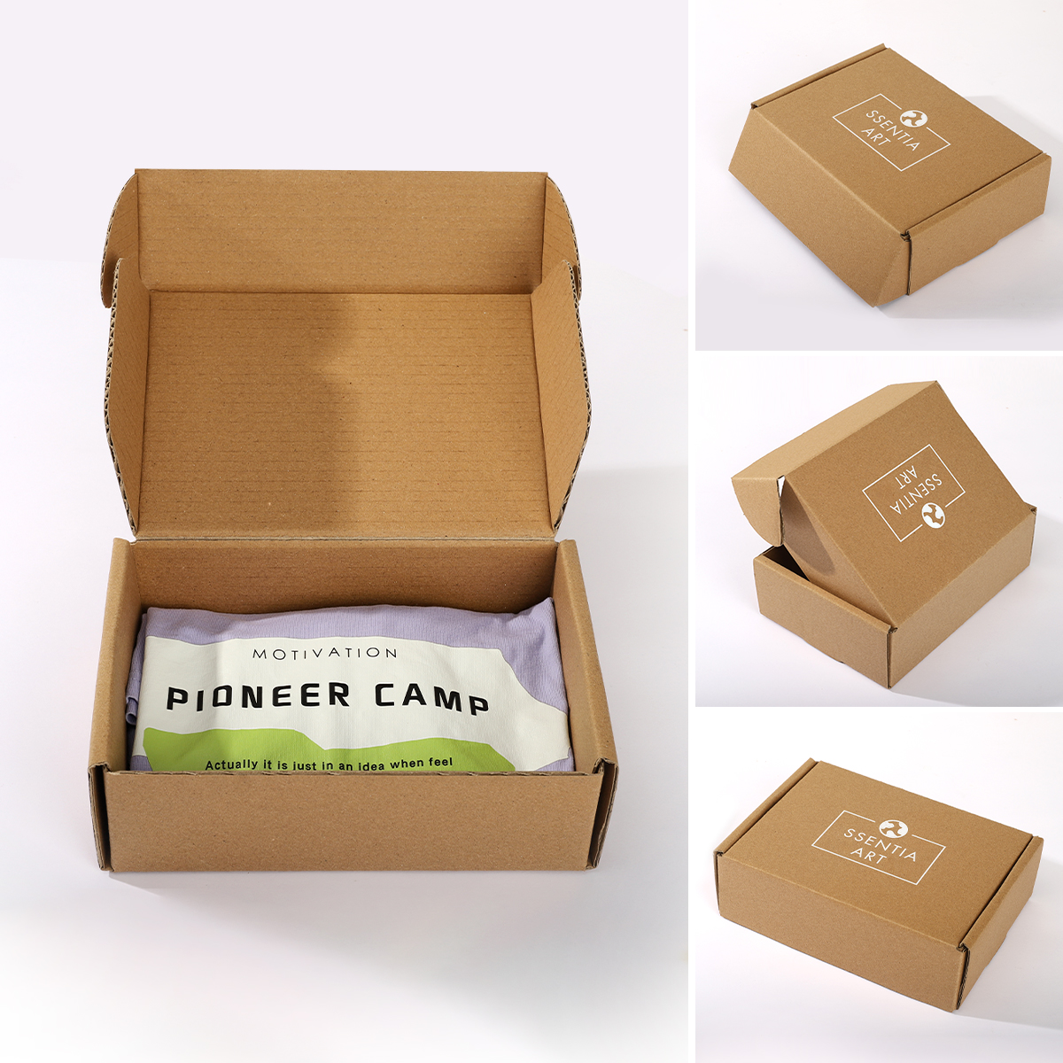 Eco-Friendly Corrugated Paper Packaging Boxes Wholesale Discounts