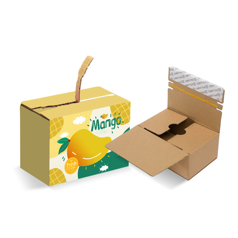 Customization tropical fruit corrugated packaging box