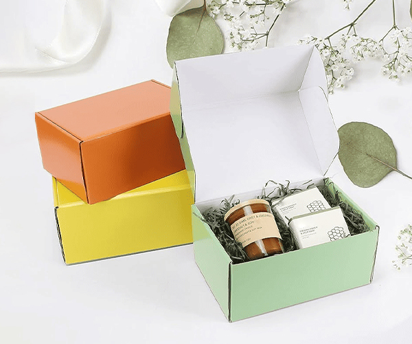 Luxury corrugated paper packaging boxes for Candle box