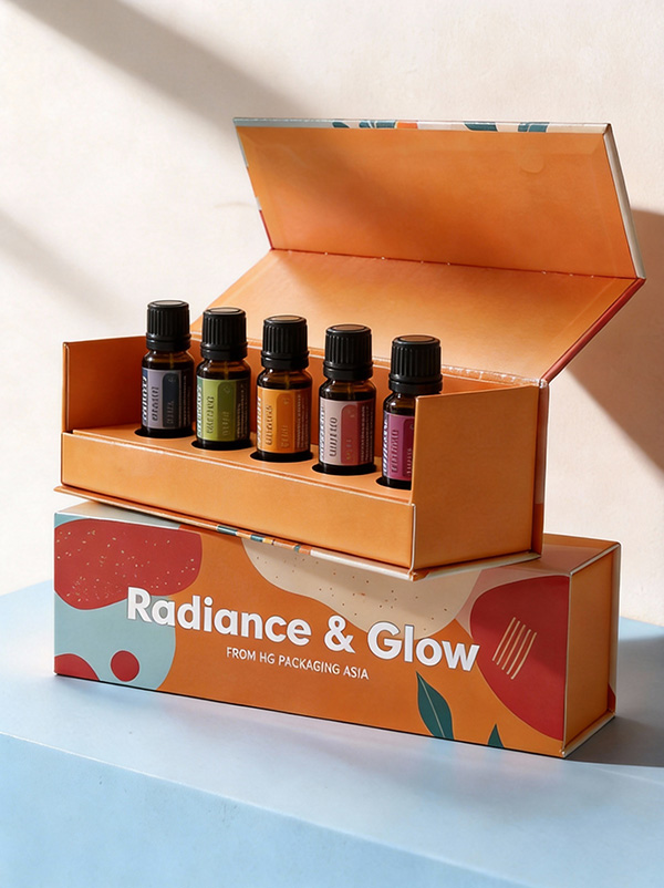 Custom Essential Oil Gift Box for 6 Bottle Set
